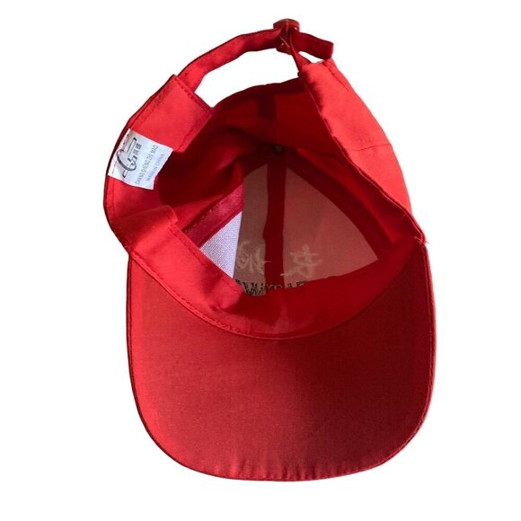 Red Great Wall China Souvenir Hat Cap Adjustable - Picture 3 of 5